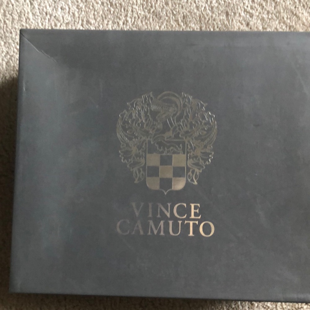 Vince Camuto Ricarda Embellished Cage Heel in Blk - Picture 4 of 4